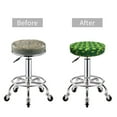 thumbnail image 5 of Xecao's Tennis Balls Print Stool Covers offer stylish, washable protection for PU round bar stools, perfect for home or commercial use., 5 of 7