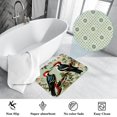 itdsatrgt Bird Flower Pattern Indoor Door Mat, NonSlip Absorbent