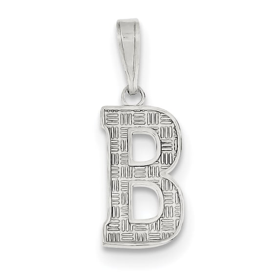 Beautiful Sterling Silver Initial B Charm