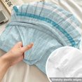 thumbnail image 4 of King Size Fitted Sheet Set - Mint Green Botanical 3 Piece Bedding Sets 16" Deep Pocket Fitted Sheet with 2 Pillowcases, Vintage Florals Geometric Minimalist Brushed Microfiber Hotel Luxury Bed Sheets, 4 of 9