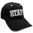 thumbnail image 4 of "Staff" High Definition Embroidered Baseball Cap - Black, 4 of 7