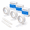 White-1 Inch X 105 ft, variant on White 1 Inch X 105 ft Archival Book Repair Tape 3 Roll Kit with Creasers