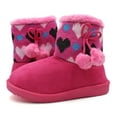 thumbnail image 3 of LAVRA Girls Classic Booties Faux Fur Lined Winter Snow Boots, 3 of 6