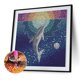 thumbnail image 1 of Cuadros Decorativos 30x30cm 5D DIY Forma especial completa Taladro Diamante Pintura Delfín Animal Decoración Tmvgtek embutido en tela, 1 of 9
