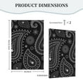 thumbnail image 5 of ZICANCN Outlet Covers Wall Plate, Paisley Black Abstract Aesthetic Light Switch Cover Decorative, Duplex Toggle Combo 1-Gang, 5 of 9