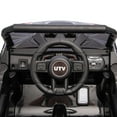 thumbnail image 6 of iYofe 12V Powered Ride on Car UTV, Kids Ride on Toys for Toddlers Ages 3-5, Ride on Vehicles with Remote Control, Bluetooth, Music, 4 Wheels Suspension, Electric Cars for Kids Boys Girls, Black, 6 of 10