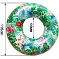 thumbnail image 2 of LAICAIW Inflatable Pool Floats Tube, 45inch Swimming Ring for Adults, Safety Pool Inner Swim Tubes, Painted Forest Floating Raft for Summer Beach Water Float Sport Party Vacation Toy Gift Props Green, 2 of 7