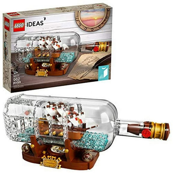 LEGO Ideas Adult 12  Years Interlocking Block Building Set, 3x12x3x3x1 Inches, 962 Count