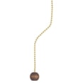 thumbnail image 2 of 7066100 Light Fixture Pull Chain With Wooden Ball, 2 of 2