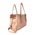 thumbnail image 4 of Time and Tru Women’s Triple-Section Weekender Bag Latte, 4 of 5