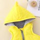 thumbnail image 3 of Gibobby Chamarra de invierno para bebé niñoRopa de abrigo para bebés, abrigo para niños y niñas, chaleco de invierno con capucha para niños, chaqueta de (Amarillo, 2-3 Años), 3 of 5
