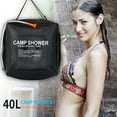 thumbnail image 1 of Bolsa de ducha de 40L para exteriores, bolsa de agua solar para baño, para acampar, para lavar, con absorción de calor, impermeable, PVC, 1 of 5