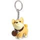 thumbnail image 1 of Lindo animal llavero llavero llavero bolsa decoración regalo (Shiba) Rojo Verde, 1 of 5