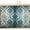 Teal, Sage, Gold, Cream, variant on Turquoise Boho Cabinet Curtains 28"W x 35L, Teal Ombre Floral Ethic Tribe Under Sink Skirt for Bathroom Vanity Kitchen Self Adhesive, Dust-Proof Privacy Curtain for Closet Shelves Laundry Room