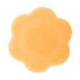 thumbnail image 1 of Cepillo de limpieza facial portátil de silicona en forma de flor 3.54"x3.54"x1.18" amarillo, 1 of 1