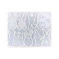thumbnail image 2 of Pascua DIY epoxi molde conejo gato garra llavero decorativo silicona molde Wmkox8yi sjalhkljlk3750, 2 of 9
