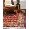 thumbnail image 7 of Unique Loom Hoya District Rug Red/Beige 5' 1" x 8' Rectangle Floral Traditional Perfect For Living Room Bed Room Dining Room Office, 7 of 7
