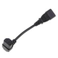 thumbnail image 5 of C14 to C13 Plug Cable, IEC 320 Male to Female Adapters Angle Cords 190mm (Pack of 1), 5 of 7