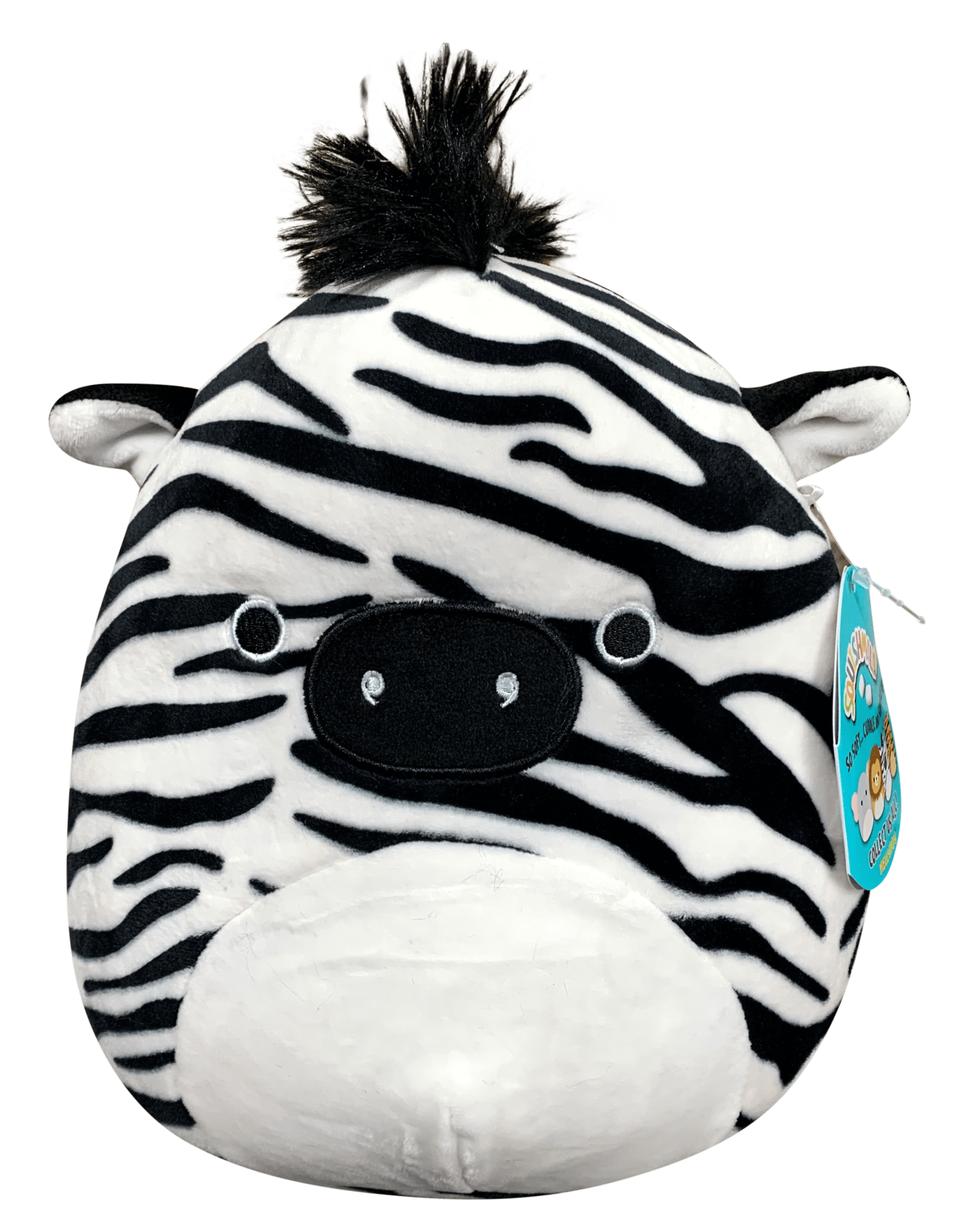 Super Soft Stuffed animal Details about   ☆New☆ Squishmallow 16" Zebra Black and white striped 