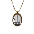 thumbnail image 1 of El antiguo Egipto Flores patron abstracto Collar Colgante Vintage de bronce antiguo de joyeria de lujo de regalo Unbranded M, 1 of 3