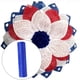 thumbnail image 4 of Rollos de lámina metálica resistente de 10 yardas para decoración patriótica y coronas. 1 pieza azul, 4 of 9
