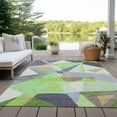 thumbnail image 6 of Addison Rugs Chantille Indoor/Outdoor Transitional Geometric Lavender Washable Rectangle Rug, 3' x 5', 6 of 6