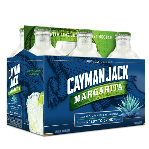 Cayman Jack Margarita, 6 Pack, 11.2 fl oz Bottles, 5.8 ABV