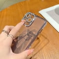 thumbnail image 2 of Compatible with iPhone 14 Pro Max Case Glitter Plating Luxury Bling Rhinestones Diamond Cover for Women Girls Clear Soft TPU Camera Protector Shockproof Case for 14 Pro Max 2022 (Silver), 2 of 9