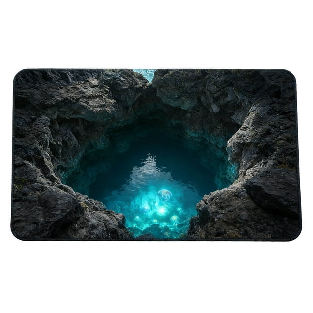 Tyidzon Tapis Optique Paillasson Trou Sans Fond Usage Intérieur Extérieur pour Entrée Salon