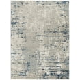 thumbnail image 2 of Nourison Concerto Distressed Ivory Grey Blue 8'10" x 11'10" Area Rug (9x12), 2 of 8