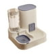 thumbnail image 2 of Juego de dispensador automático de agua y comida para gatos, comedero por gravedad para mascotas con cuenco de comida para, 2 of 8