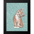 thumbnail image 2 of Norman, Michele 12x14 Black Modern Framed Museum Art Print Titled - Moxie the Kitten, 2 of 5