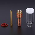 thumbnail image 2 of WP17/18/26 Welding Torch Filter Guide Fluid Protection Collet with Transparent Glass Cover, 2 of 4