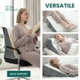 thumbnail image 3 of Texstead Bed Wedge Pillow for Sleeping, Memory Foam Wedge Pillow Set for Post Surgery 10 Inch Pillow Wedge with Washable Cover for Legs, Back Pain, Snoring, Alleviate Acid Reflux, 3 of 9