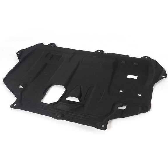 PIT66 Engine Splash Shield Fit for 2013-2018 Ford C-Max/2012-2018 Ford Focus/2014-2017 Ford Transit Connect Engine Cover Black Engine Splash Guard