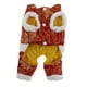 thumbnail image 1 of Mono de cuatro patas con traje Tang para perro festivo de Año Nuevo chino rojo S, 1 of 9
