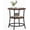 22Rust, variant on Yangming End Table, Modern Round Coffee Table, Metal Large Side Table for Indoor Outdoor Use, Yellow