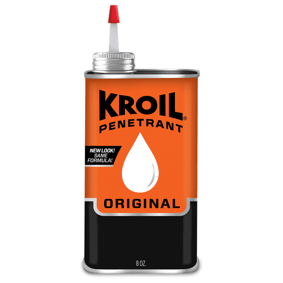 Kroil Original Penetrating Oil (Drip-8oz Can-Case of 4), Penetrant for Rusted Bolts, Metal, Hinges, Chains, Moving Parts, Rust, Corrosion Inhibitor (AZKL081C4)