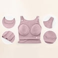 thumbnail image 6 of LIZUOJUN Under $8 Tank Tops for Women Built-in Bra Racerback Slim-Fit Camisole Sleeveless Casual Basic Tight T Shirts Trendy Workout Tops Athletic Running Gym Yoga Tops, Purple, Camisole, XXXXL, 6 of 8
