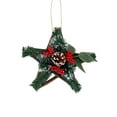 thumbnail image 2 of 1Pcs Christmas Decorations - Mini Pines Leaf Red Fruit Small Wreath Pendant - Home Wall Hanging - Christmas Party Hanging Decorations, 2 of 6