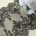 thumbnail image 6 of Efavormart 15"x117" Black Premium Lace Table Runner Vintage Classy Rustic Runner Decor With Scalloped Frill Edges, 6 of 10