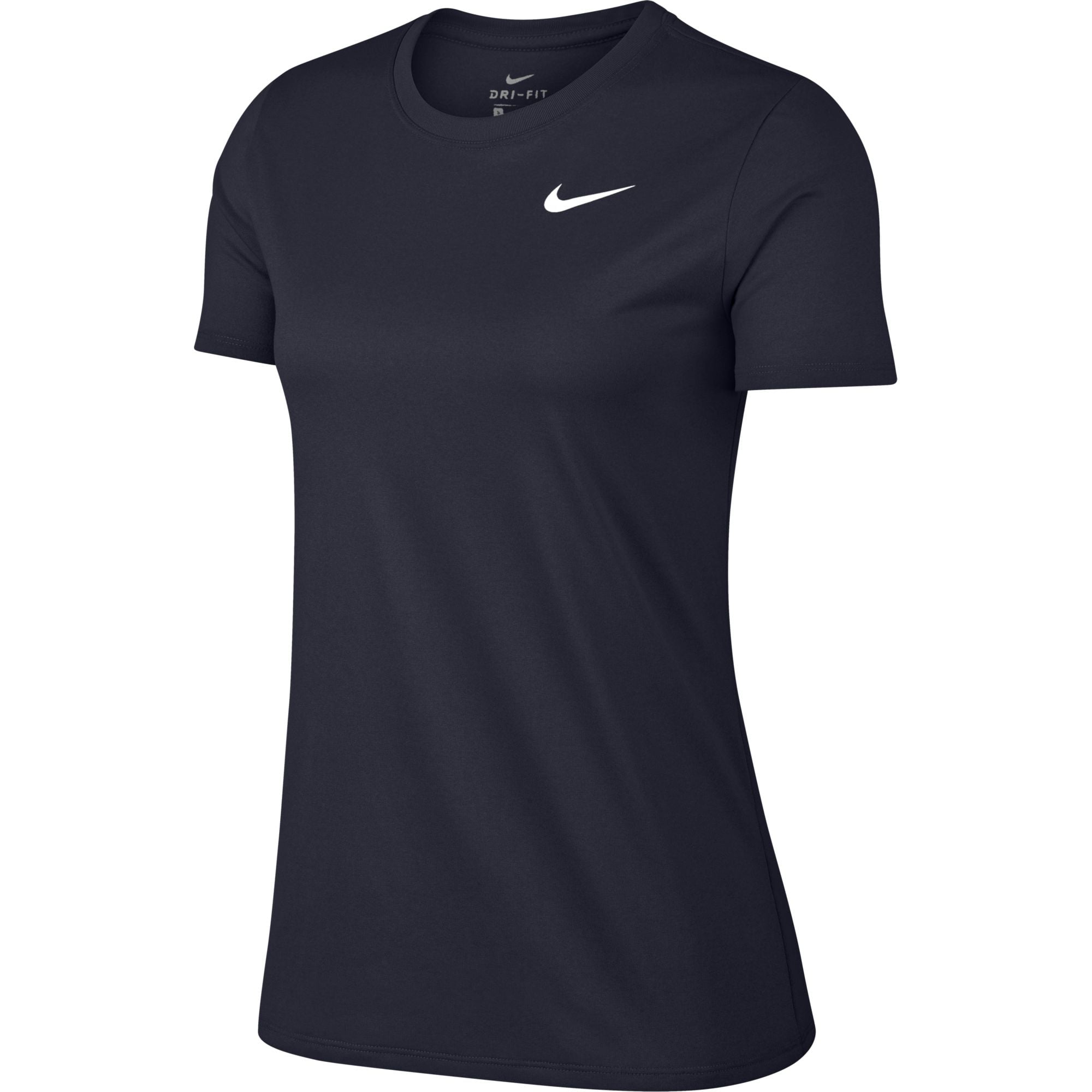 Women's Nike Dry Legend Training T Shirt Obsidian/White - Walmart.com