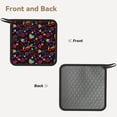 thumbnail image 2 of Sikiie Lgbt Rainbow For Pride Pot Holders Kitchen Insulation Mats Heat Resistant Pot-Holder Oven Anti-Scald Pads for Cooking Baking, 7.1*7.1inch, 2 of 8