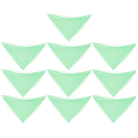 10pcs Silky Dance Rendimiento Bufandas Performance Props Pequeñas bufandas Plazos