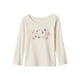 thumbnail image 1 of Remera GAP para niña bebé manga larga con gráfico, Ivory Frost, 4 años, 1 of 2