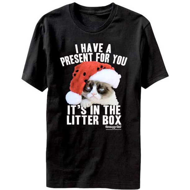 cat christmas t shirt uk