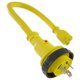 thumbnail image 1 of Conntek 17202 Adaptadores Pigtail L5-30P A 5-15R Amarillo 1,5 Pies, 1 of 1