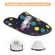 thumbnail image 3 of Balery Colorful Ping Pong Rackets Pantuflas de Casa de Felpa Silenciosas con Diseño Estampado, Zapatillas Cómodas Antideslizantes de Algodón para Interior-Large, 3 of 8