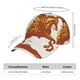 thumbnail image 2 of Fotbe Vintage Cowboy On A Bronco Horse Gorro Clásico de Béisbol, Gorra Ajustable con Broche Snapback, Gorro de Exterior de Algodón Suave, 2 of 6