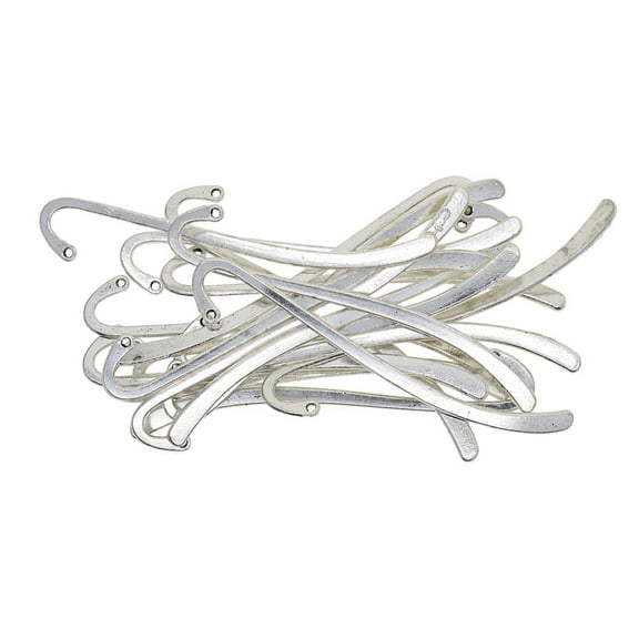 20 Pieces Vintage Bookmark Hooks Beading Book Marks Jewelry Making Findings DIY Pendant Necklace Craft